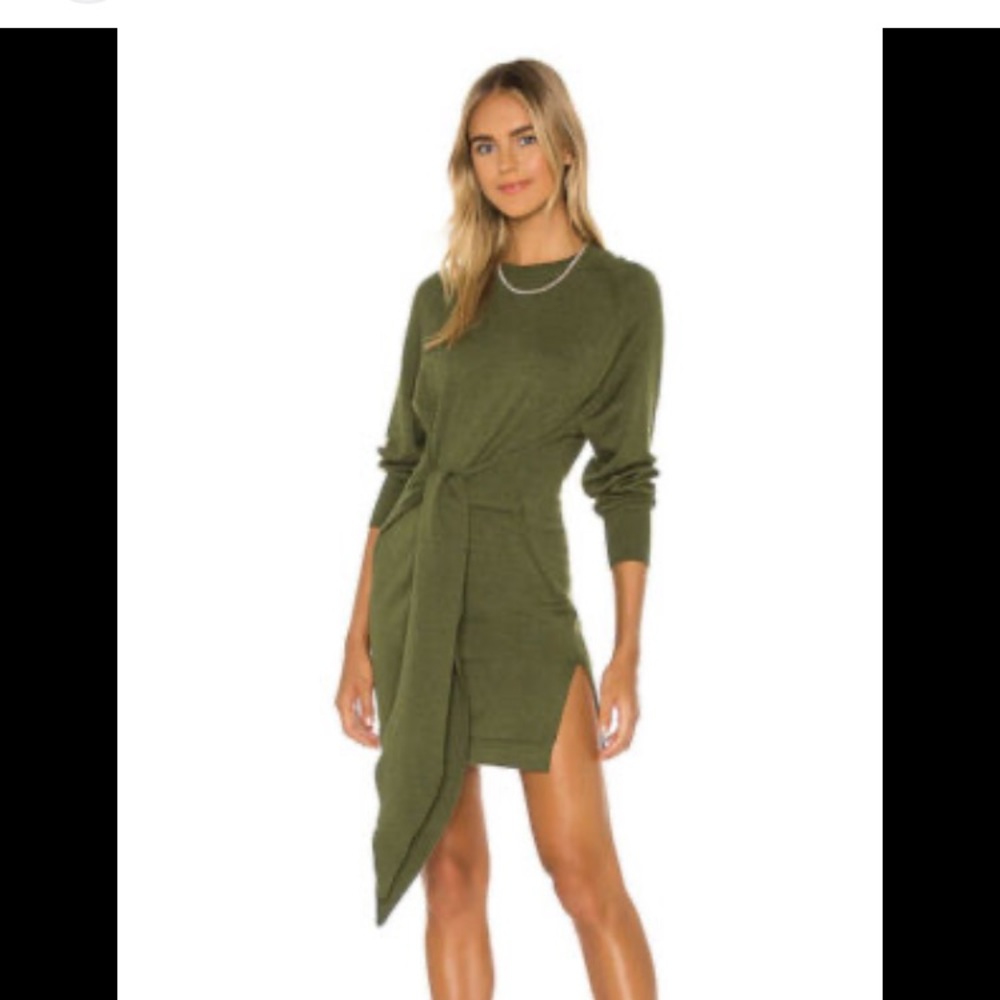 Lovers and friends Elana olive wrap dress